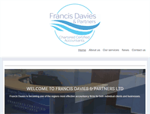 Tablet Screenshot of francisdavies.com